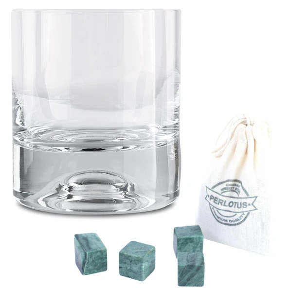 200 cc Holiday Soğuk Kesme Kalın Tabanlı Viski Bardağı Granit Taş Hediyeli - 3