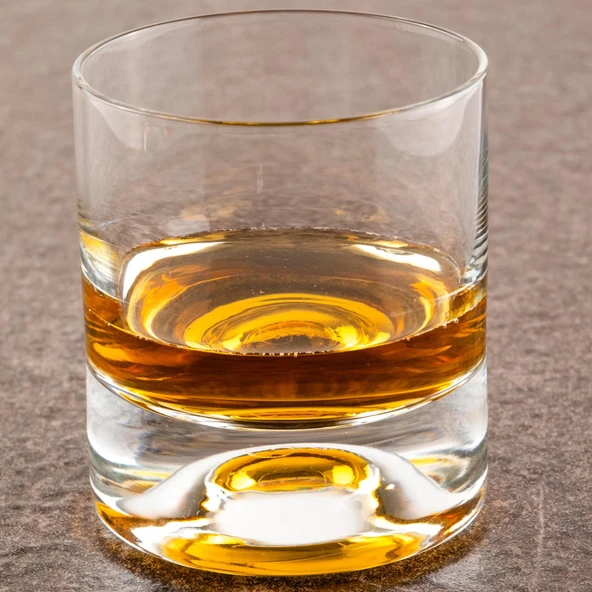 200 cc Holiday Soğuk Kesme Kalın Tabanlı Viski Bardağı Granit Taş Hediyeli - 5