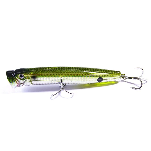 Fujin Salt Popper 12cm 30gr Su Üstü Popper  234 UV Rainbow Lemon - Resim 6