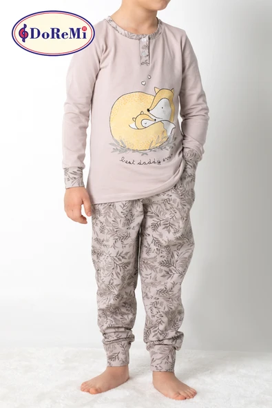 DoReMi Pink Lover Kız Çocuk Pijama Takımı - 8