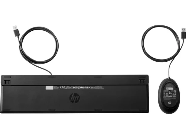 HP 320MK Kablolu Set Klavye & Mouse Siyah 9SR36AA - Resim 3