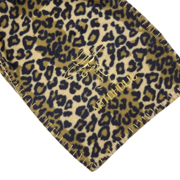 Artoholic leopar polar nakışlı atkı - 3