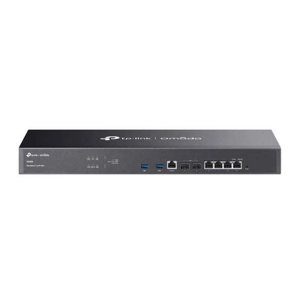 TP-LINK OC400 2×10G SFP+ SLOTS 4×10/100/1000 MBPS ETHERNET PORT 2×USB 3.0 PORT 1× RJ45 CONSOLE PORT OMADA CLOUD CONTROLLER
