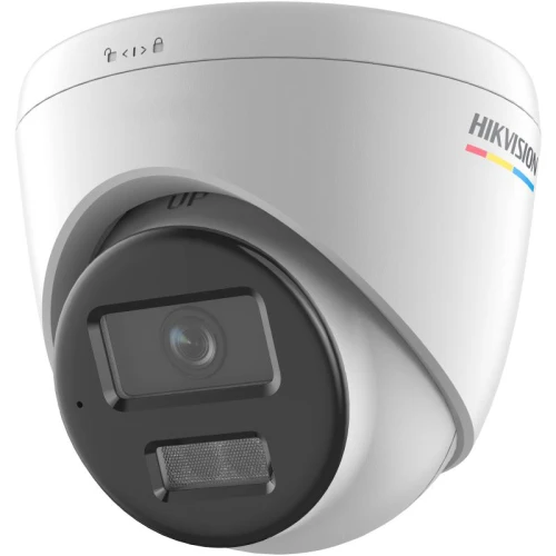 HIKVISION DS-2CD1327G2H-LIUF, 2Mpix, 2.8mm Lens, H265+, 30Mt Gece Görüsü, Color Vu, Smart Hybrid Light, Full Time Color, Dahili Mikrofon, Dome IP Kamera