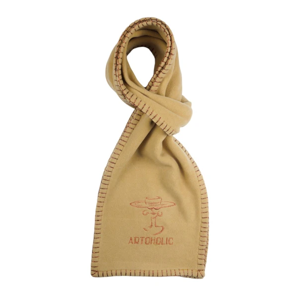 Artoholic camel polar nakışlı atkı