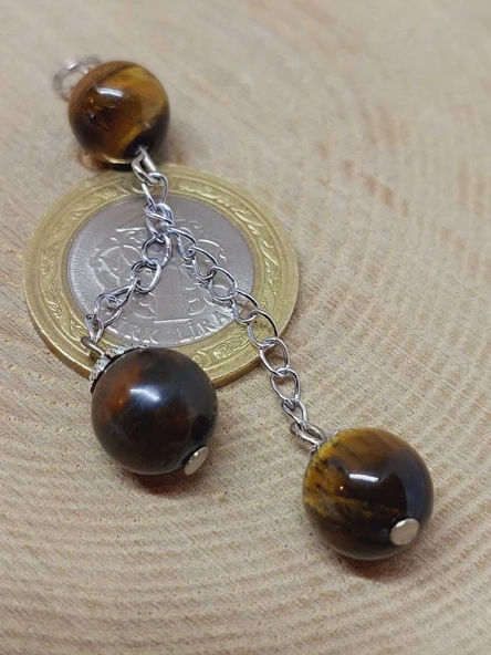 Kaplangözü Taşı Zincirli Kolye (8936) - Resim 3