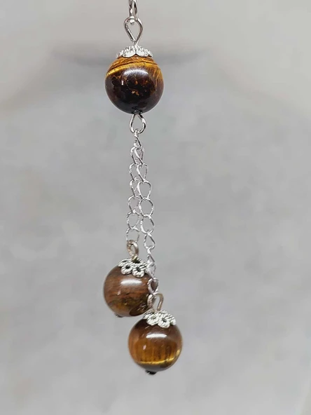 Kaplangözü Taşı Zincirli Kolye (8936) - Resim 4