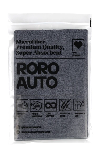 Roro Auto Etna Mikrofiber Araç Yıkama Bezi & Oto Kurulama Havlusu 50x70