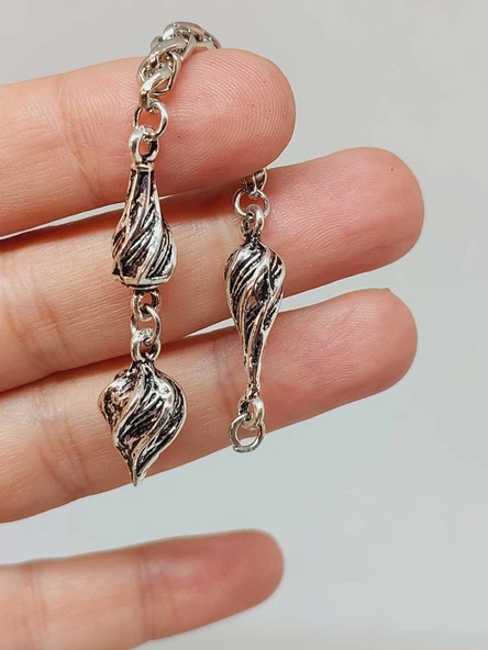 Gümüş Kaplama Alpaka Tesbih Püskülü/2 adet (55776) ürün görseli