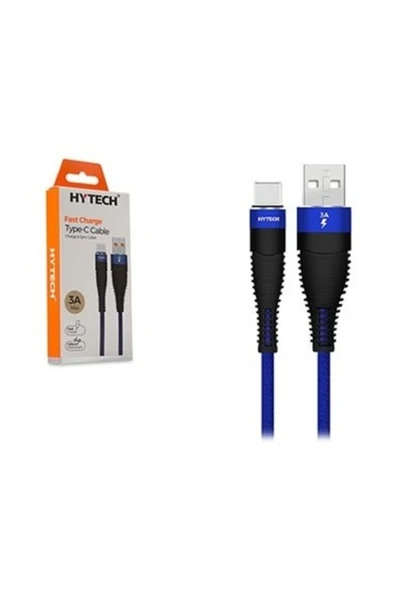 Hytech Type-c Usb Şarj Kablosu Lacivert