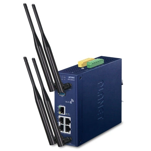Endüstriyel 5GHz 802.11ax 2400Mbps Kablosuz Access Point 5 x 10/100/1000T port Industrial 5GHz 802.11ax 2400Mbps Wireless Access Point with 5 10/100/1000T LAN Ports