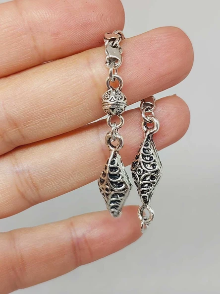 Gümüş Kaplama Alpaka Tesbih Püskülü/2 adet (55782) ürün görseli