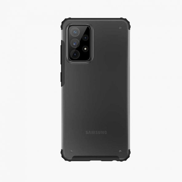 Ceponya Samsung Galaxy A72 Kılıf Kamera Çıkıntılı Airbag Tasarım Sert Silikon - 5