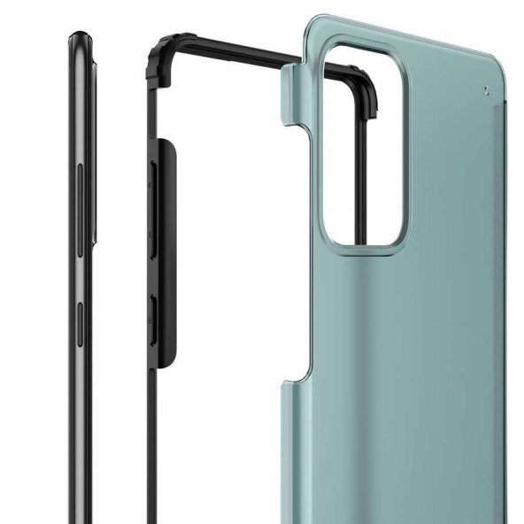 Ceponya Samsung Galaxy A72 Kılıf Kamera Çıkıntılı Airbag Tasarım Sert Silikon - 12