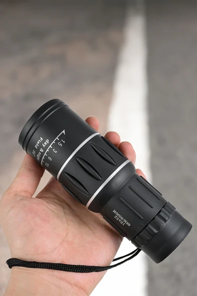 16x52 Optik Lens Monoküler Teleskop Dürbün, Gece Görüşlü Avcılık Ve Kamp Dürbünü + Saklama Kılıfı - Resim 4