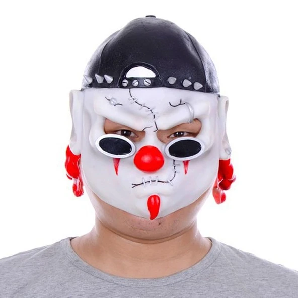 Lateks Şapkalı Gözlüklü Beyaz Maske TdrTR