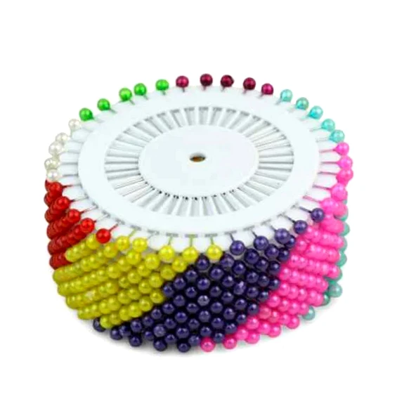 Renkli Çelik Eşarp Şal İğnesi 480 Adet Toplu İğne 28mm Karışık Renkli Eşarp İğnesi Şal İğnesi - Resim 3