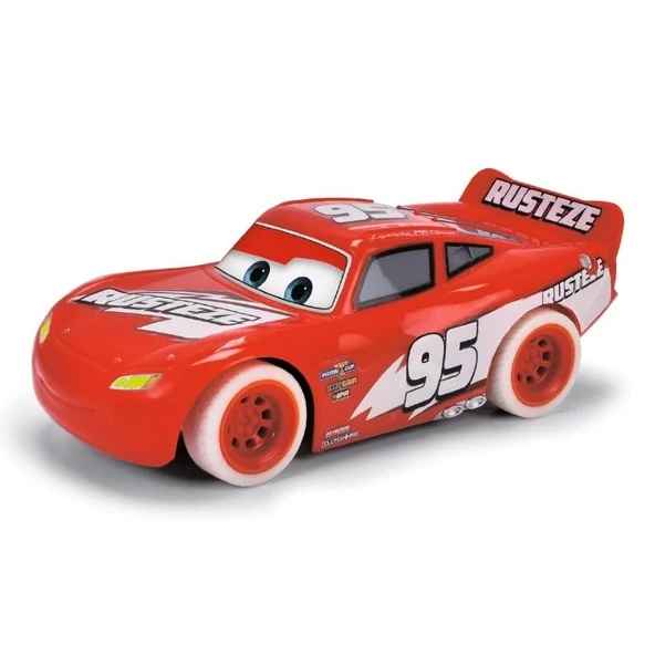 Jada 1:24 Rc Turbo Racers Cars 3 Lightning McQueen Glow 2.4 Ghz Usb Şarjlı 17 Cm - 2
