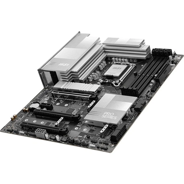 MSI PRO Z890-P WIFI-7 DDR5 HDMI-DP USBC PCIE 5.0 1851P ATX - Resim 4
