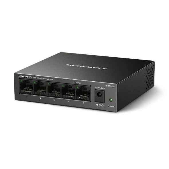 MERCUSYS 5port MS105GS GIGABIT YÖNETİLEMEZ SWITCH - Resim 2
