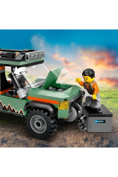 LEGO ® City 4x4 Arazi Dağ Arabası 60447 - 6 Yaş ve Üzeri Çocuklar için Oyuncak Yapım Seti (221 Parça) - 5