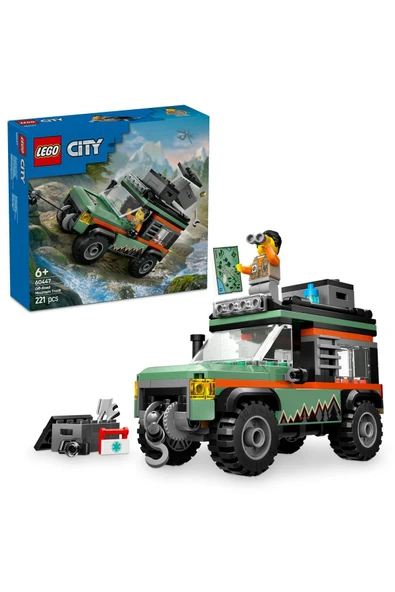 LEGO ® City 4x4 Arazi Dağ Arabası 60447 - 6 Yaş ve Üzeri Çocuklar için Oyuncak Yapım Seti (221 Parça) - 2