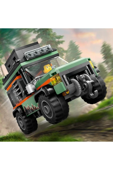 LEGO ® City 4x4 Arazi Dağ Arabası 60447 - 6 Yaş ve Üzeri Çocuklar için Oyuncak Yapım Seti (221 Parça)