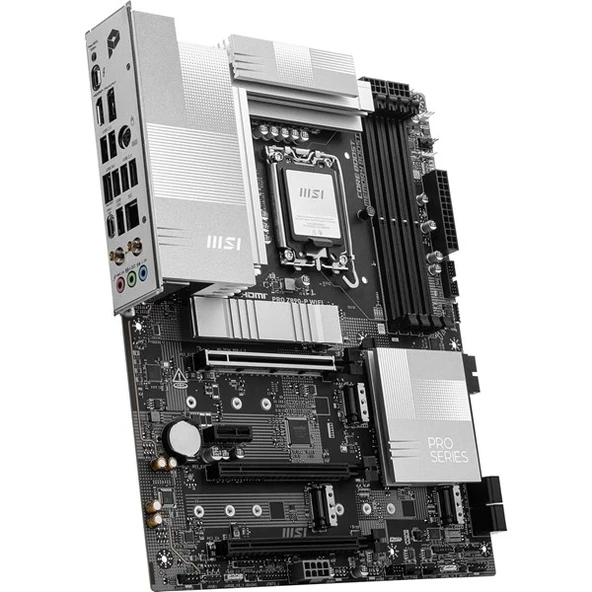 MSI PRO Z890-P WIFI-7 DDR5 HDMI-DP USBC PCIE 5.0 1851P ATX - Resim 3