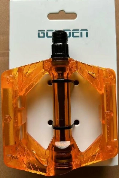 GOLDEN PEDAL PLASTİK HD-812 KAYMAZ ŞEFFAF TURUNCU