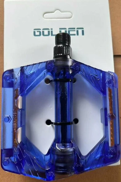 GOLDEN PEDAL PLASTİK HD-812 KAYMAZ ŞEFFAF MAVİ