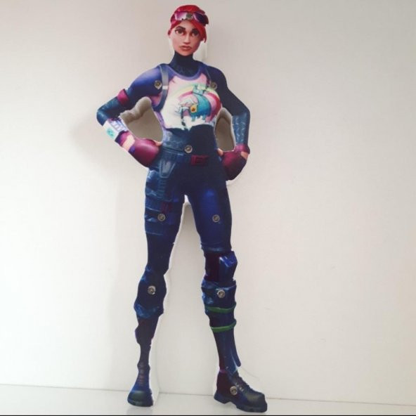 Fortnite Brite Bomber Karakteri Led Işıklı Pano Biblo Ahşap Masa Dekor - 3