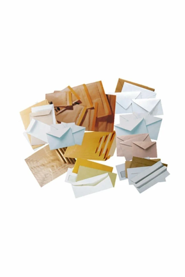 Asil Doğan Kare Zarf (Mektup) Extra Tutkallı 11.4x16.2 90 Gram (500 Lü Paket)