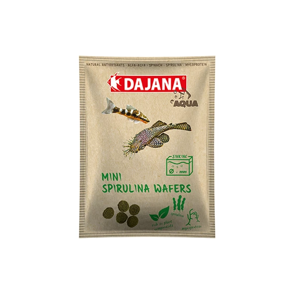 Dajana Mini Spirulina Wafers 80Ml 10 Gr Skt: 11/2027