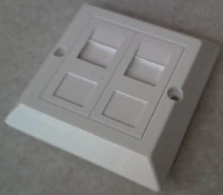 80x80 Priz Çerçevesi (Face Plate) 2 li TdrTR