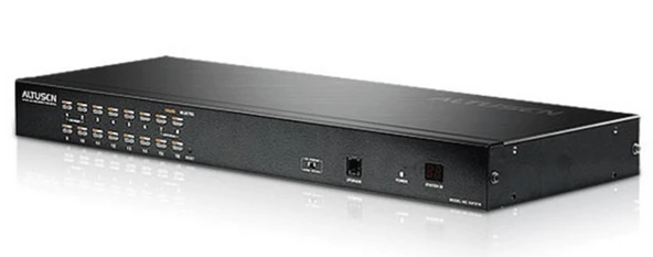 16 port Cat 5 High-Density PS/2 - USB KVM Switch TdrTR