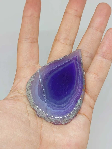 Akik Taşı Koleksiyonluk Plaka - 31gram (55712) - 2