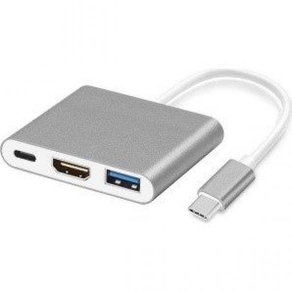START FC-01 USB3.1 TYPE-C=>HDMI+USB3.1 TYPE-C +USB3.0 Çevirici Adaptör - 1