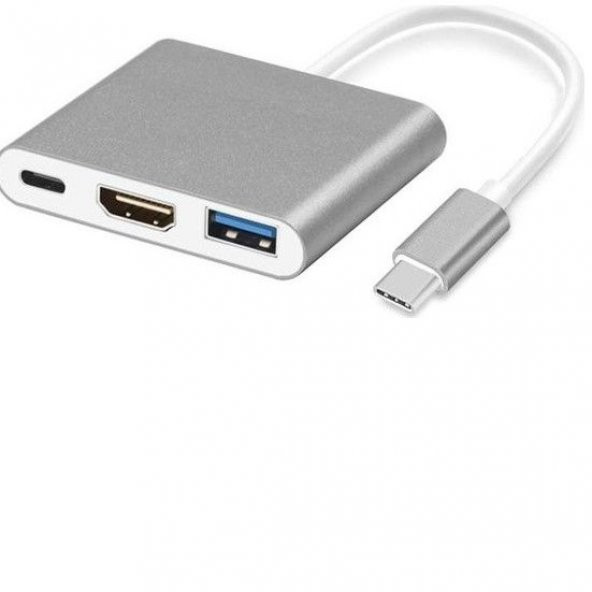 START FC-01 USB3.1 TYPE-C=>HDMI+USB3.1 TYPE-C +USB3.0 Çevirici Adaptör - 3