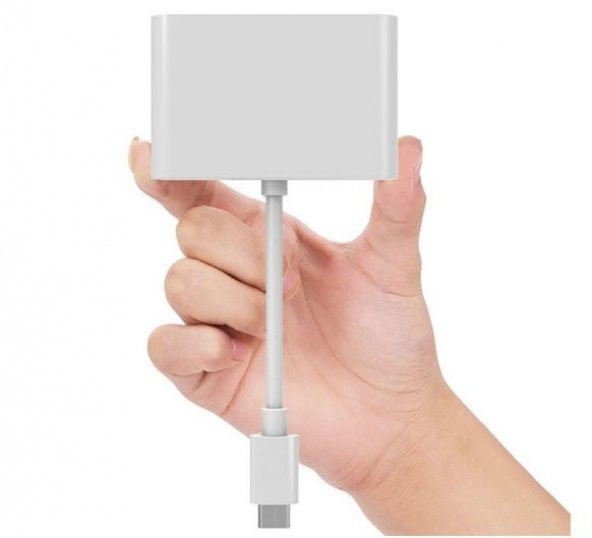 START FC-01 USB3.1 TYPE-C=>HDMI+USB3.1 TYPE-C +USB3.0 Çevirici Adaptör - 5