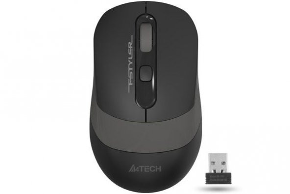 A4 TECH FG-10 KABLOSUZ OPTİK MOUSE.SİYAH-GRİ