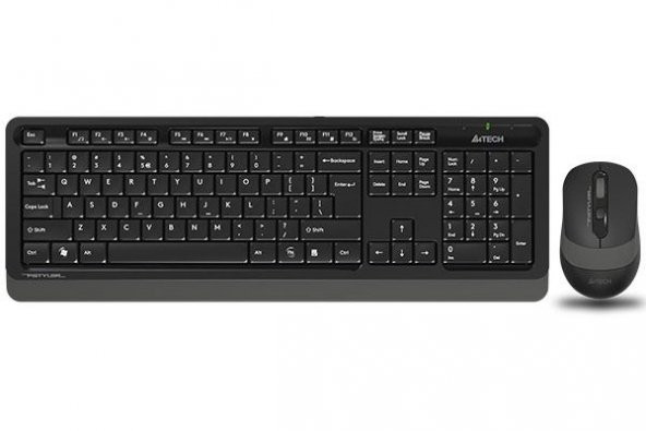 A4 TECH FG1010 K.SUZ QKLAVYE-MOUSE SET,SİYAH-GRİ