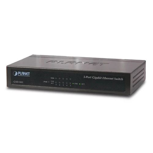 Yönetilemeyen Switch (Unmanaged Switch) 5-Port 10/100/1000Base-T TdrTR