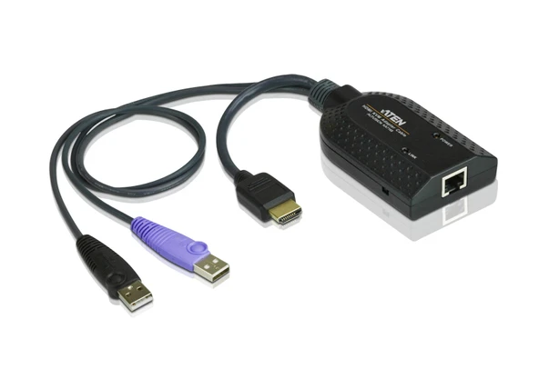 HDMI USB Sanal Medya KVM Adaptörü, Akıllı Kart Okuyucusu ile birlikte HDMI USB Virtual Media KVM Adapter Cable with Smart Card Reader TdrTR