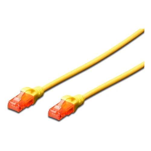 Digitus Patch Kablo, U-UTP, CAT. 6, 1 metre, AWG 26/7, Cu, LSZH, sarı renk TdrTR