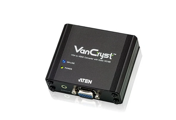 VGA/Ses  HDMI Sinyal Çeviricisi (VGA to HDMI Converter with Audio) TdrTR