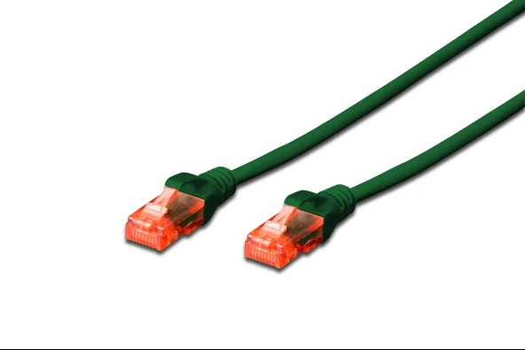 Digitus Patch Kablo, U-UTP, CAT. 6, 1 metre, AWG 26/7, Cu, LSZH, yeşil renk TdrTR