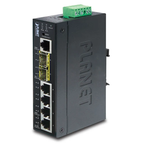 Endüstriyel Tip Yönetilebilir Ethernet Switch (Industrial Managed Ethernet Switch) Basic L3 4 x 10/100/1000BASE-T Gigabit Ethernet 2  TdrTR