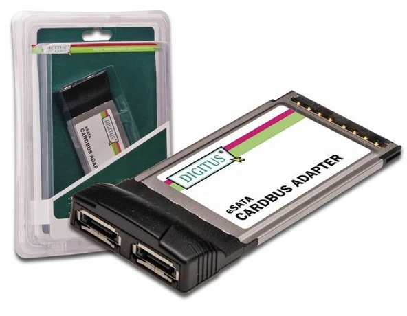 Digitus Serial ATA I PCMCIA Kartı, 2 x eSATA port TdrTR