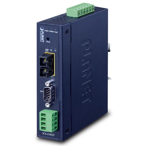 IP30 Endüstriyel 1-Port RS232/RS422/RS485 Serial Device Sunucu (IP30 Industrial 1-Port RS232/RS422/RS485 Serial Device Server) 1 x 100FX SC, MM/2km< TdrTR