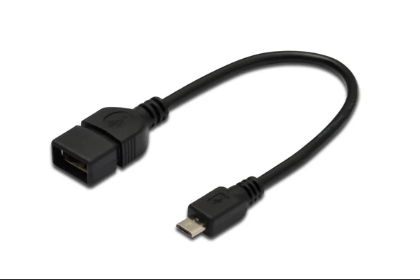 Beek USB On-The-Go (OTG) Kablosu, 0,20 metre, AWG 28, USB A, dişi - Micro USB B, erkek TdrTR